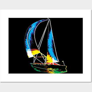 Sailing on the Sea Posters and Art